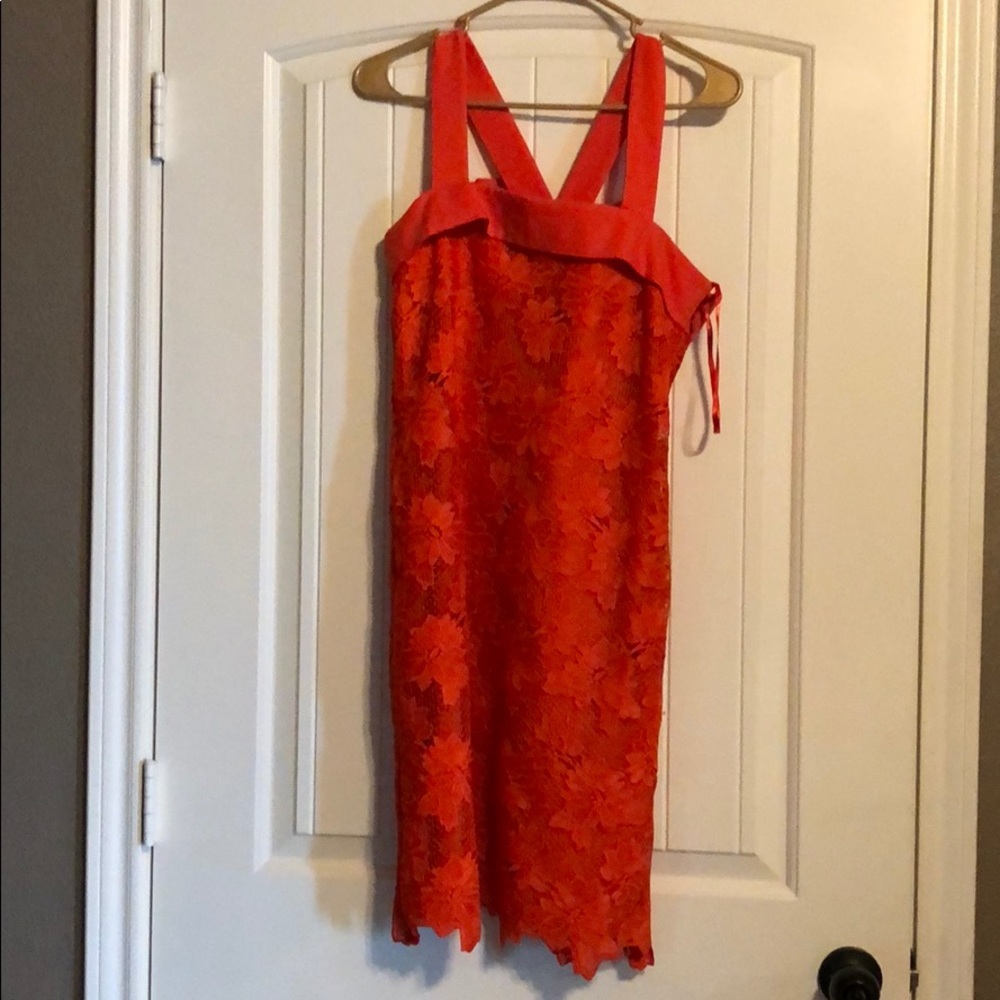 Orange dress